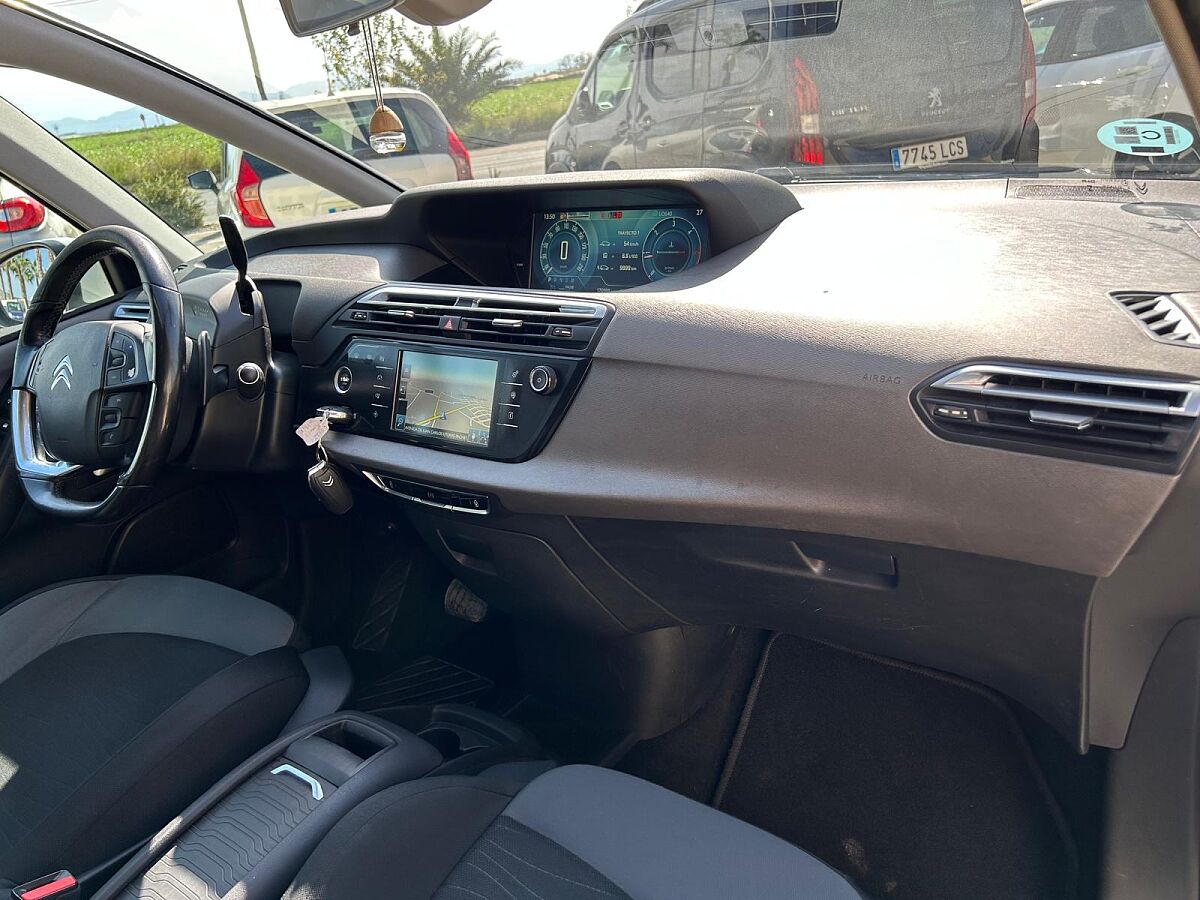 CITROEN C4 GRAND PICASSO FEEL 1.6 HDI AUTO SPANISH LHD IN SPAIN 106K 7 SEAT 2015